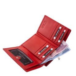 Divatos és elegáns La Scala stílusos női pénztárca, amely valódi bőr, minőségi kidolgozással, exkluzív díszdobozos pénztárca csomagolásban kapható.