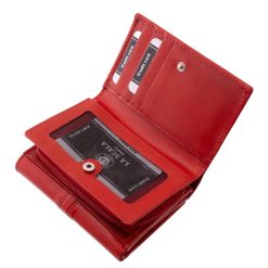 Divatos és elegáns La Scala stílusos női pénztárca, amely valódi bőr, minőségi kidolgozással, exkluzív díszdobozos pénztárca csomagolásban kapható.