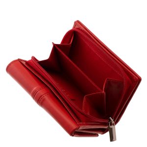 Divatos és elegáns La Scala stílusos női pénztárca, amely valódi bőr, minőségi kidolgozással, exkluzív díszdobozos pénztárca csomagolásban kapható.