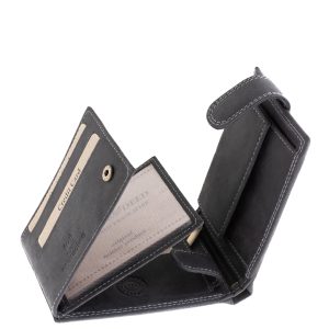 Prémium minőségű, díszdobozos termékünk ez a valódi bőr pénztárca egyedi dizájnnal, amelynek fedelét egy részletgazdag tigris minta díszíti.