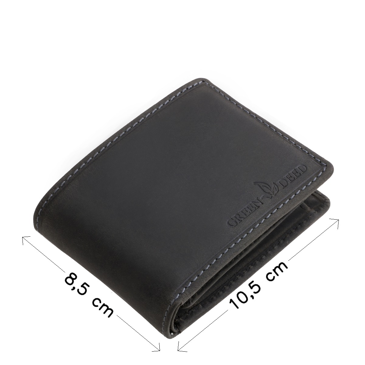 Kisméretű valódi bőr férfi pénztárca vadászbőrből GHD102 - Image 4