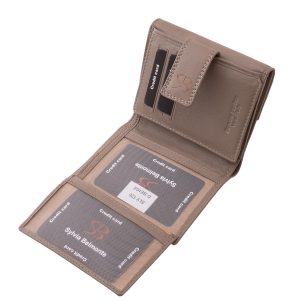 Puha tapintású, valódi bőr női pénztárca modell, felületét divatos lézer-vágott virágminta díszíti, kellemes színekben kapható minőségi modell.