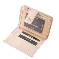 Ez a márkás női bőr pénztárca egyesíti a prémium minőségű anyagokat, a divatos lézer-vágott virágos dizájnt és a praktikus belső elrendezést.