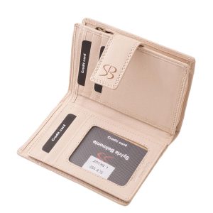 Ez a márkás női bőr pénztárca egyesíti a prémium minőségű anyagokat, a divatos lézer-vágott virágos dizájnt és a praktikus belső elrendezést.