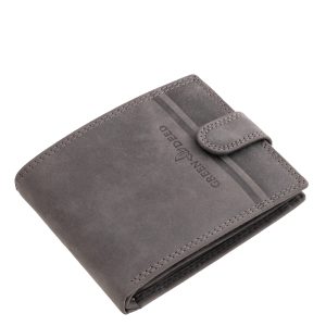 Ez a valódi bőr férfi pénztárca barna és szürke színekben érhető el, sportos és egyedi megjelenéssel, díszdobozban kapható modell.