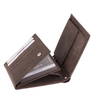 La Scala márkás, díszdobozos, prémium minőségű férfi bőr pénztárca, amelyet letisztult dizájn, elegáns megjelenés és kivételes praktikum jellemez.