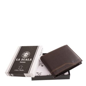 Ez a díszdobozos, prémium minőségű férfi bőr pénztárca valódi bőrből készült, stílusát pedig egyedi dizájnelem teszi igazán különlegessé.