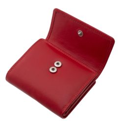 Kisméretű női pénztárca mely minőségi valódi bőr anyagból készült, praktikus kialakítású belsővel rendelkező divatos megjelenésű modell.