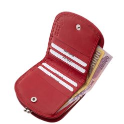 Ez a praktikus kis méretű, elegáns és divatos La Scala női pénztárca kiváló minőségű, puha tapintású valódi bőr anyagból készült.