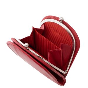 Ez a praktikus kis méretű, elegáns és divatos La Scala női pénztárca kiváló minőségű, puha tapintású valódi bőr anyagból készült.