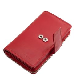 Ez az elegáns és divatos LA SCALA női bőr pénztárca minőségi valódi bőrből készült, praktikus kialakítással és kifinomult megjelenéssel.