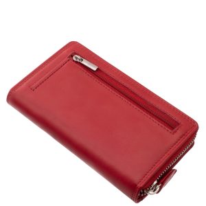 Ez az elegáns és divatos LA SCALA női bőr pénztárca minőségi valódi bőrből készült, praktikus kialakítással és kifinomult megjelenéssel.