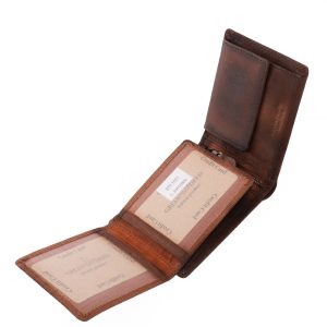 Ez a vintage stílusban készült valódi bőr pénztárca modell szép, sas mintás fedéllel rendelkező, minőségi díszdobozos termékünk.