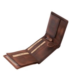 Ez a vintage stílusban készült valódi bőr pénztárca modell szép, sas mintás fedéllel rendelkező, minőségi díszdobozos termékünk.