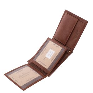 A valódi bőr pénztárca új színt visz a férfi kiegészítők világába: a klasszikus eleganciát és a lendületes, sportos stílust ötvözi egy kifinomult darabban.