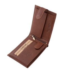 A valódi bőr pénztárca új színt visz a férfi kiegészítők világába: a klasszikus eleganciát és a lendületes, sportos stílust ötvözi egy kifinomult darabban.