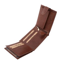 A valódi bőr pénztárca új színt visz a férfi kiegészítők világába: a klasszikus eleganciát és a lendületes, sportos stílust ötvözi egy kifinomult darabban.