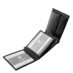 Komoly megjelenésű, stílusos színekben gyártott, elegáns férfi pénztárca valódi bőr alapanyagból gyártva, stílusban hozzá illő minőségi díszdobozban.