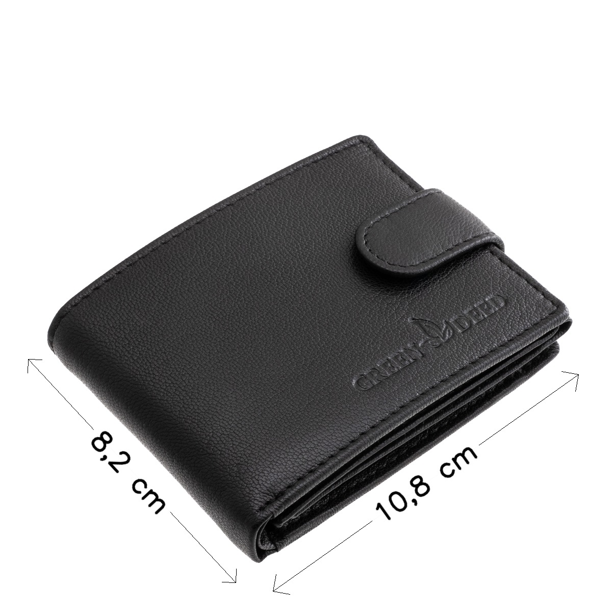 Elegáns kisméretű GreenDeed márkás bőr férfi pénztárca GTD102/T - Image 4