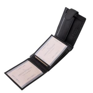 Kisméretű GreenDeed férfi bőr pénztárca GTD10/T belső fénykép