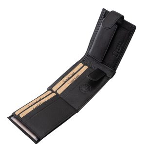 Kisméretű GreenDeed férfi bőr pénztárca GTD10/T belső fénykép