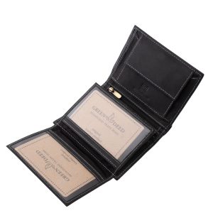 Chopper mintával benyomott fekete irattartó pénztárca belső képe