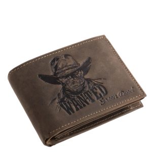 A vadnyugati hangulat kedvelőinek készült a „WANTED” grafikás, banditát ábrázoló valódi bőr férfi pénztárca, mely stílusos és minőségi díszdobozban kapható.