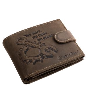 Ez a valódi bőr GreenDeed márkás férfi pénztárca nemcsak praktikus társ a mindennapokban, hanem szimbóluma is a kétkezi munka iránti tiszteletnek.