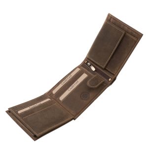 Valódi bőr férfi pénztárca, igazán különleges labdarúgó mintával a foci szerelmeseinek, labdarúgóknak, rajongóknak, minőségi díszdobozban.