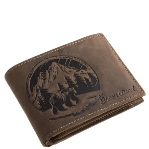 Ez a valódi bőrből készült, prémium minőségű férfi bőr pénztárca nem csupán használati tárgy, hanem egy hangulatos tájképpel stílusos kiegészítő is.