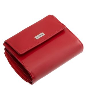 Sokoldalú, kompakt, jól kihasználható, La Scala márkás, valódi bőr , kisméretű női pénztárca modell, letisztult, modern, stílusos díszdobozba csomagolva