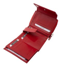 Sokoldalú, kompakt, jól kihasználható, La Scala márkás, valódi bőr , kisméretű női pénztárca modell, letisztult, modern, stílusos díszdobozba csomagolva