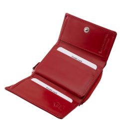 La Scala márkás, kiemelkedő minőségű valódi bőr, kisméretű, elegáns, egyedi dizájnos, női pénztárca modell, letisztult stílusú díszdobozban szállítva