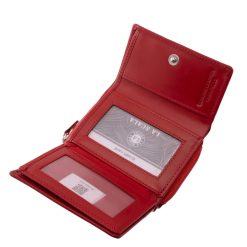 La Scala márkás, kiemelkedő minőségű valódi bőr, kisméretű, elegáns, egyedi dizájnos, női pénztárca modell, letisztult stílusú díszdobozban szállítva