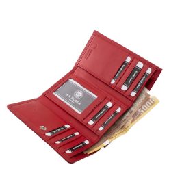 La Scala márkás nagyméretű női bőr pénztárca tökéletes azoknak, akik értékelik a stílusos megjelenést, a kiváló minőséget és a praktikus belső elrendezést.