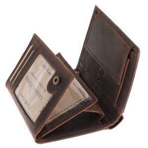 Ez a valódi bőr GreenDeed férfi pénztárca letisztult formavilágával és natúr stílusával a természetesség és az elegancia tökéletes egyensúlyát kínálja.