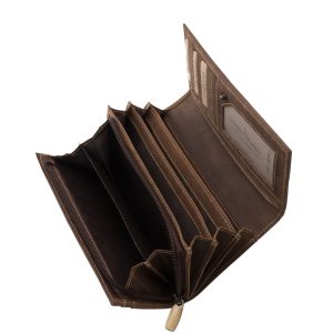 Nőies és divatos macskás női pénztárca, mely karakteres valódi bőr alapanyagból gyártott, minőségi nagy méretű modell díszdobozos kivitelben a GreenDeed-től