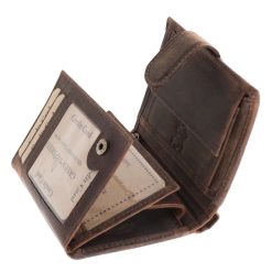 Ez a valódi bőr GreenDeed férfi pénztárca letisztult formavilágával, natúr stílusával és praktikus kialakításával a biztonságos használatot garantálja.