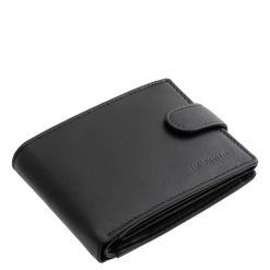 Ez a klasszikus kialakítású, elegáns férfi pénztárca valódi bőrből készült, így stílusos megjelenése mellett kiváló tartósságot és megbízhatóságot kínál.