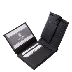 A klasszikus La Scala férfi bőr pénztárca valódi bőrből készült, így nemcsak stílusos megjelenést, kimagasló tartósságot és kényelmes használatot garantál