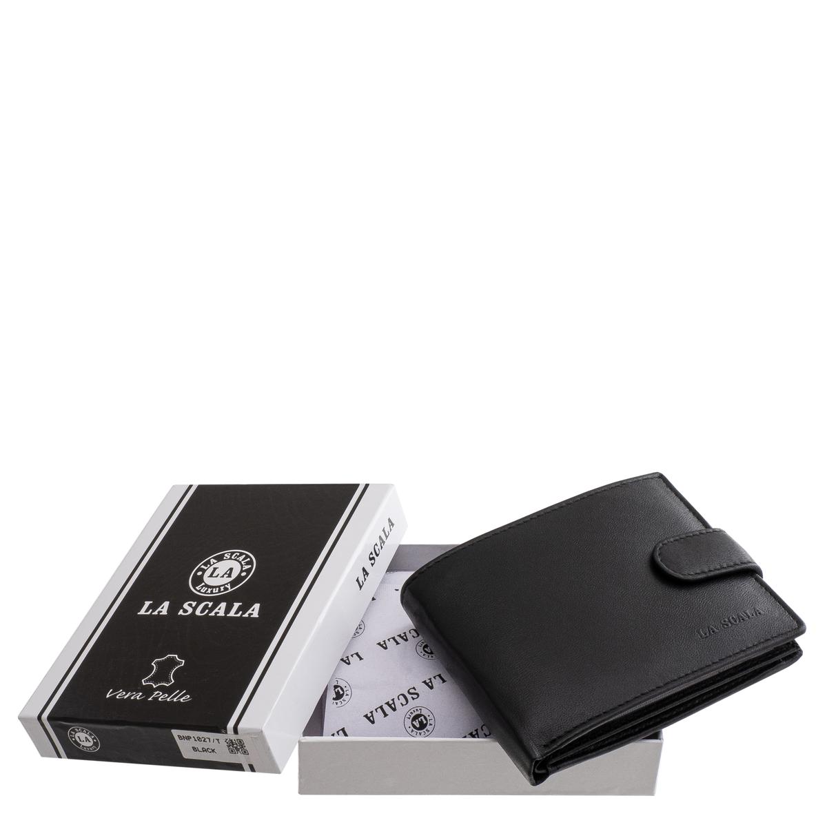 ferfi-bor-penztarca-atkapcsoloval-La-Scala-#-BNP1027T-#-fekete-07 A klasszikus La Scala férfi bőr pénztárca valódi bőrből készült, így nemcsak stílusos megjelenést, kimagasló tartósságot és kényelmes használatot garantál