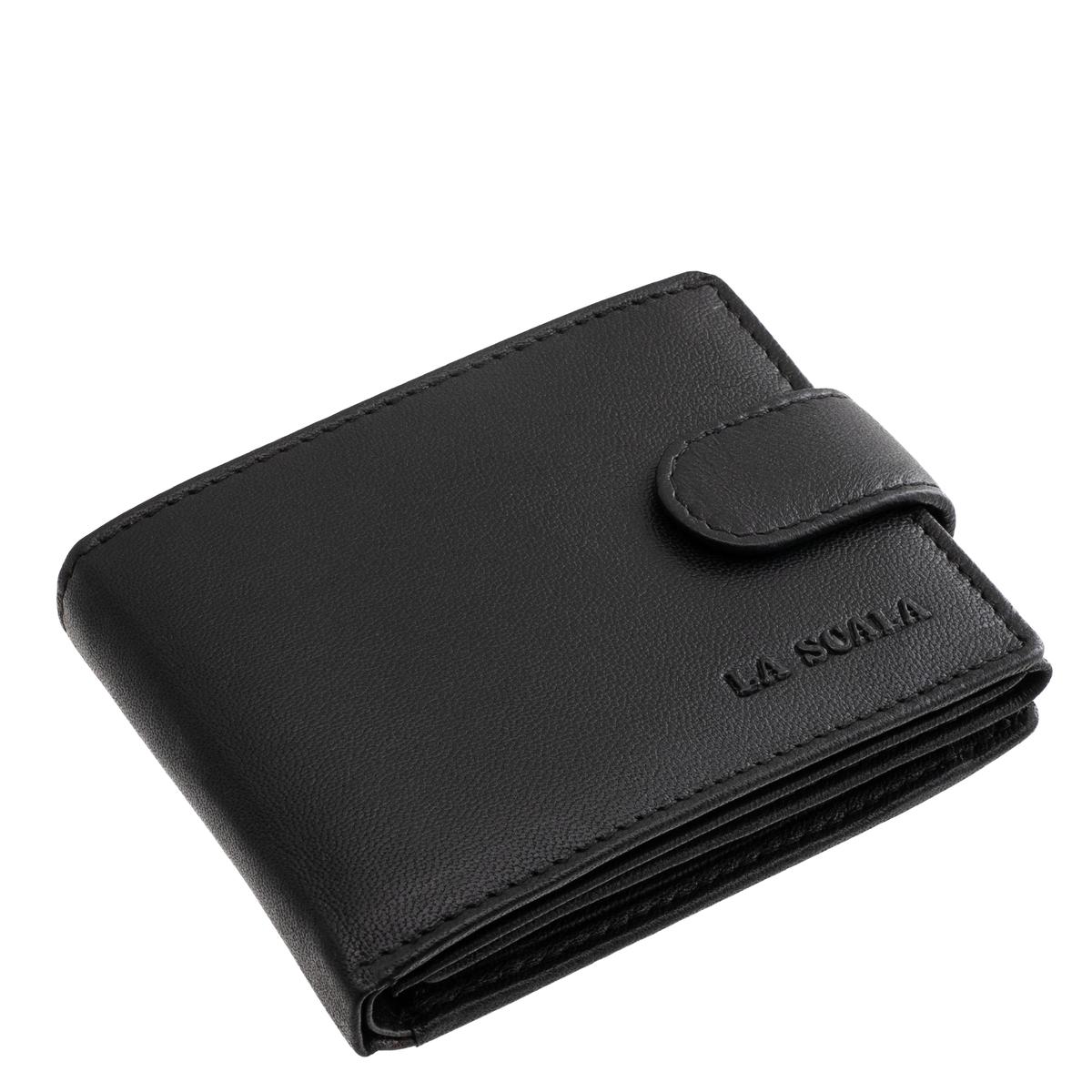 kismeretu-ferfi-bor-penztarca-atkapcsoloval-La-Scala-#-BNP102T-#-fekete-01 Ez a prémium minőségű, valódi bőr férfi pénztárca kisméretű kialakítással rendelkező, igazán elegáns, praktikus díszdobozos La Scala modell.