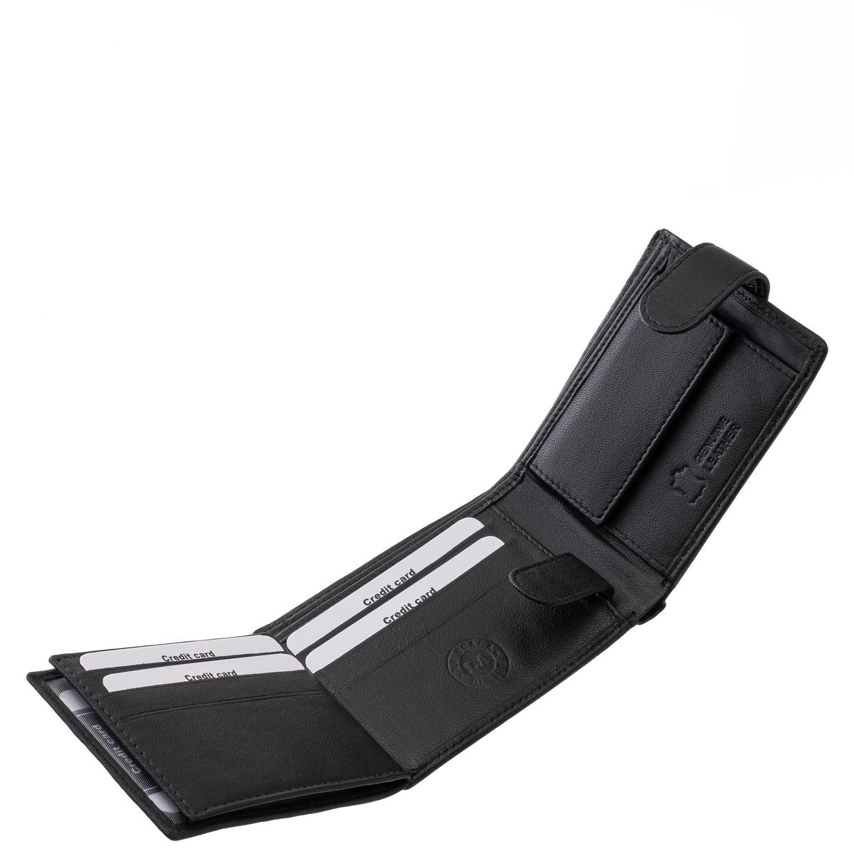 kismeretu-ferfi-bor-penztarca-atkapcsoloval-La-Scala-#-BNP102T-#-fekete-05 Ez a prémium minőségű, valódi bőr férfi pénztárca kisméretű kialakítással rendelkező, igazán elegáns, praktikus díszdobozos La Scala modell.