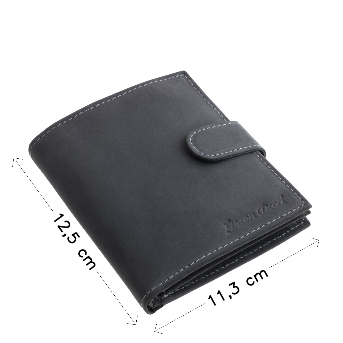 GreenDeed RFID férfi bőr irattartó pénztárca natúr stílusban BHF02/T - Image 4