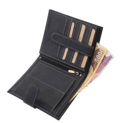 Rendezett és biztonságos tárolást kínál a bőr férfi irattartó pénztárca. Ne hagyja ki ezt a valódi bőrből készült díszdobozos modellt!