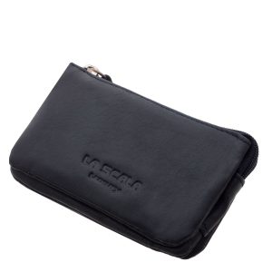 Finom bőrből gyártott, divatos megjelenésű La Scala márkás valódi bőr kulcstartó, mely kis méretű, kényelmesen használható termékünk.