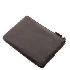 Közepes méretű praktikus bőr kulcstartó, puha valódi nappa bőrből készítve minőségi La Scala márkajelzéssel barna színben.