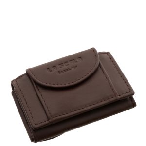 La Scala Luxury extrém kisméretű, valódi bőr pénztárca kulcstartóval férfi vásárlóink számára, rendkívül praktikus kialakítással, kiemelkedő minőségben.