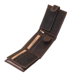 Ez a valódi bőr GreenDeed férfi pénztárca letisztult formavilágával és natúr stílusával a természetesség és az elegáns megjelenést biztosít.