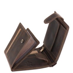 Ez a valódi bőr GreenDeed férfi pénztárca letisztult formavilágával és natúr stílusával a természetesség és az elegáns megjelenést biztosít.